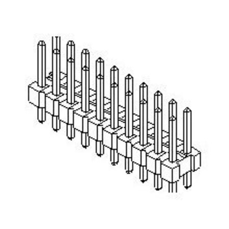 MOLEX CGrid VT Bkwy Hdr 15 SAu 24Ckt 240110 10-89-7242